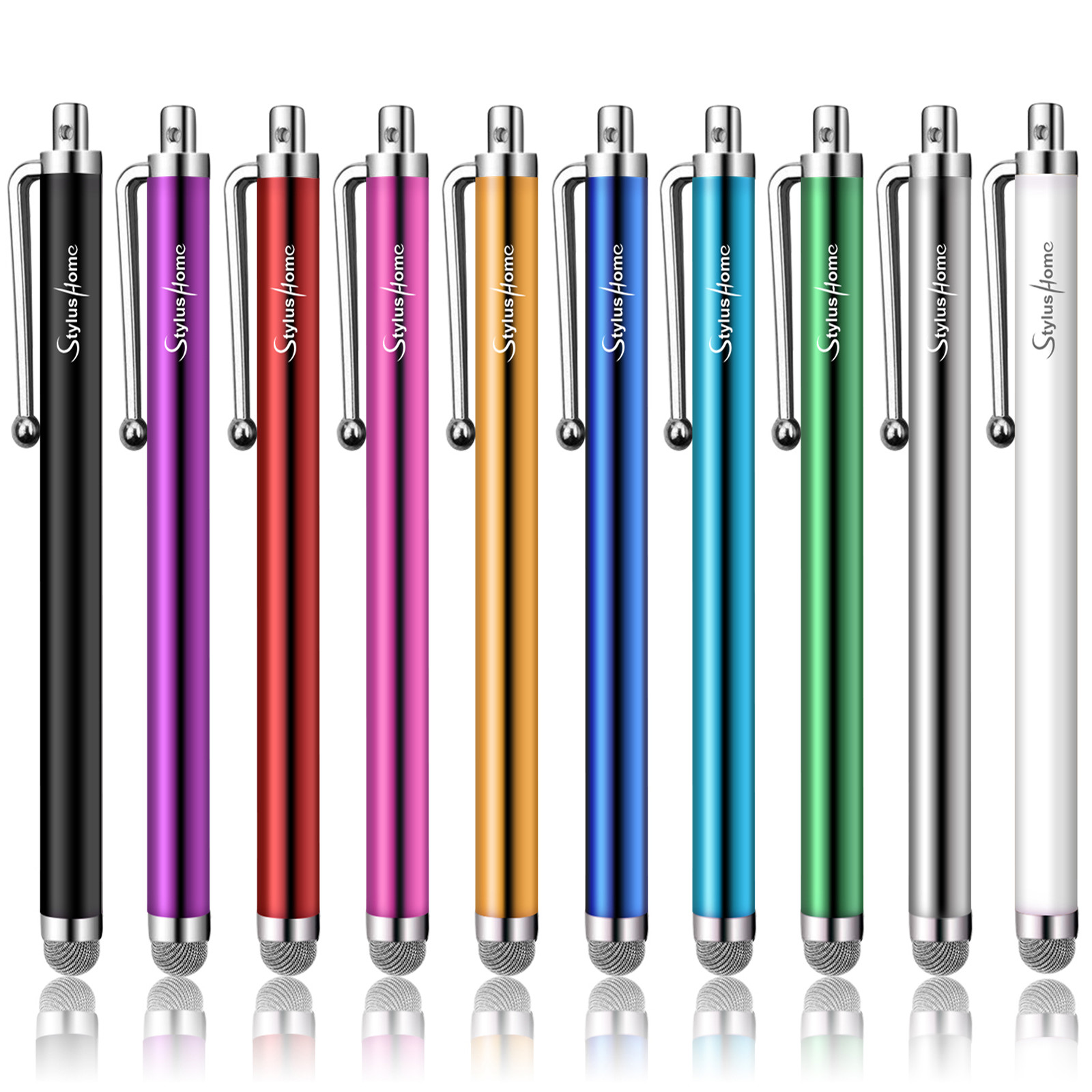 Stylus Pens for Touch Screens, StylusHome 10 Pack Mesh Fiber Tip Stylus Pens for ipad iPhone Tablets Samsung All Precision Capacitive Universal Touch Screen Devices