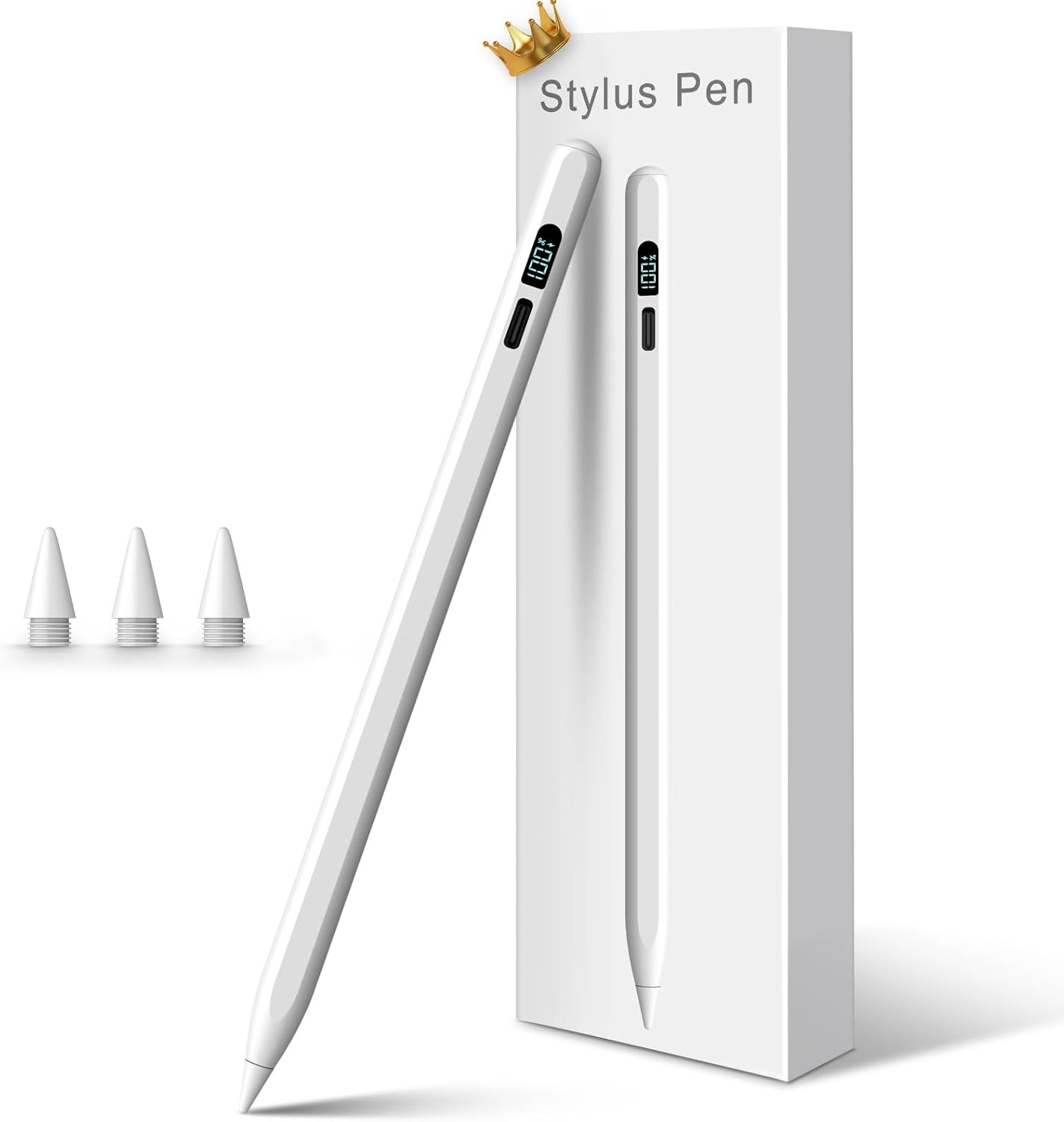 Wide Compatibility - Stylus pen ONLY supports iPad released in 2018 or Later: iPad 11th 11/10/9/8/7/6th Gen，Air 7/6/5/4/3/M3/M2，iPad Pro 13"/12.9"/11"/M4，iPad Mini 7th (A17 Pro)/6/5th Gen.NOTE: The Pencil is NOT compatible with iPad models before 2018, iPhone, Android and Microsoft devices. Please check your product model befo