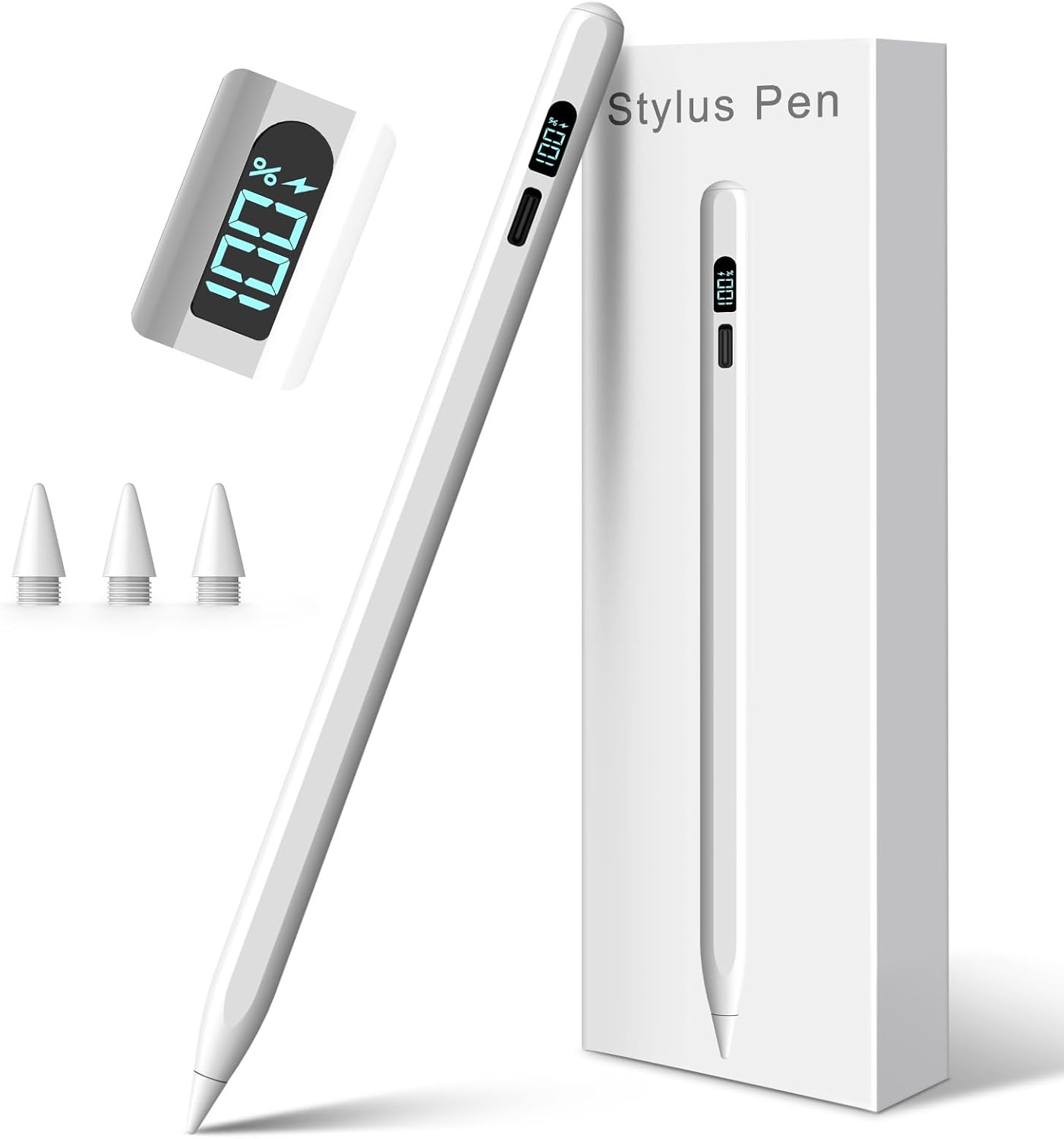 Wide Compatibility - Stylus pen ONLY supports iPad released in 2018 or Later: iPad 11th 11/10/9/8/7/6th Gen，Air 7/6/5/4/3/M3/M2，iPad Pro 13"/12.9"/11"/M4，iPad Mini 7th (A17 Pro)/6/5th Gen.NOTE: The Pencil is NOT compatible with iPad models before 2018, iPhone, Android and Microsoft devices. Please check your product model befo