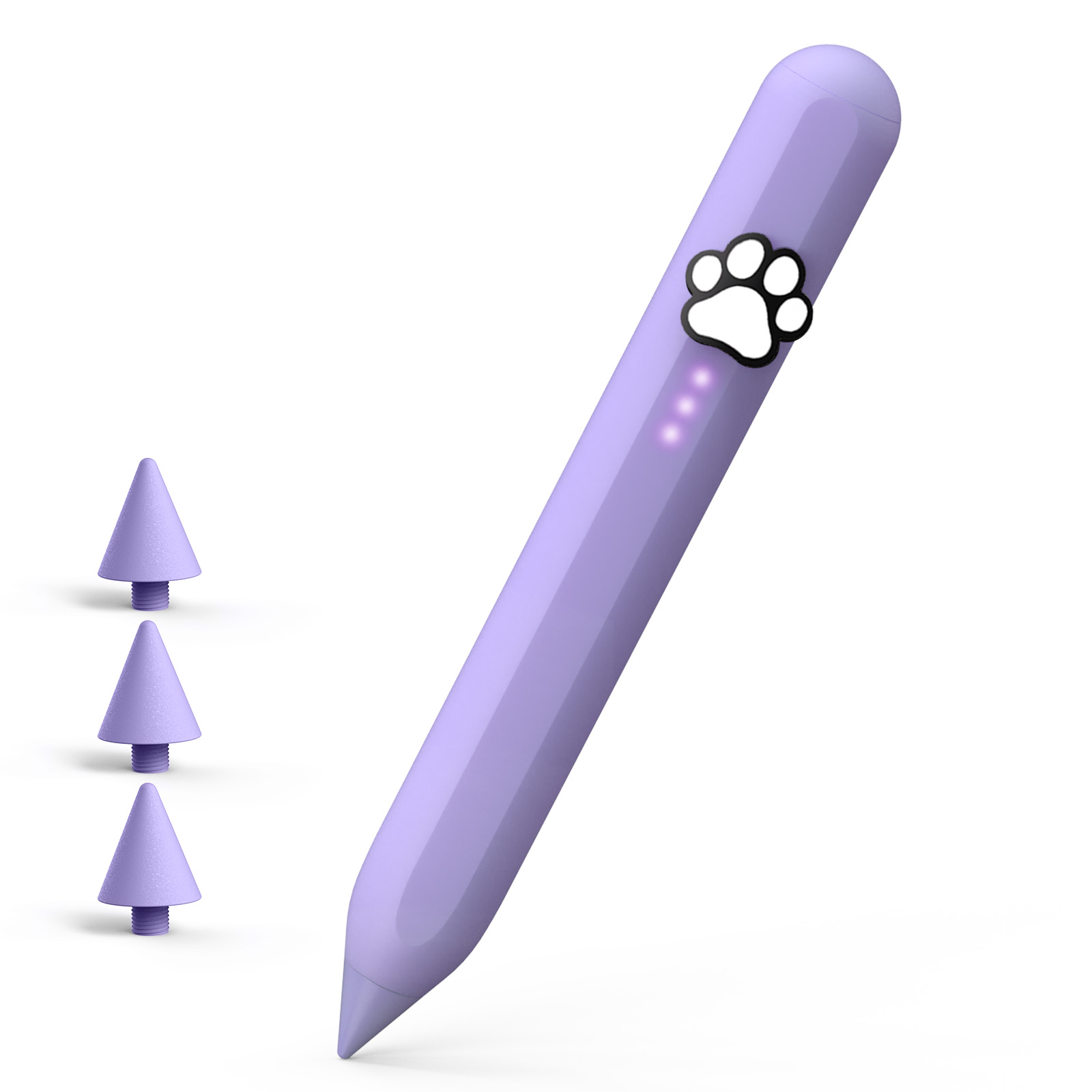 Kid-Friendly Stylus Pen for iPad(2018-2025), Fast Charge Kids Active Pencil with Tilt Sensitivity & Palm Rejection for iPad 11/10/9/8/7/6, Air 7/6/5/4/3/M3/M2, Pro 13"/12.9"/11"/M4, Mini 7/6/5, Purple